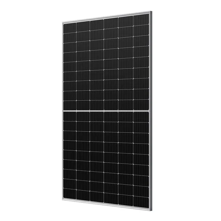 500W 550w 600W GÜNEŞ PANELI siyah pv modülü 10kw güneş sistemi