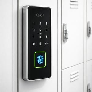 Cerradura Electrónica Digital con Panel Acrílico y Aleación de Aluminio Plateado, con Tarjeta IC, Apta para Armarios de Madera y Metal - Product Image 6