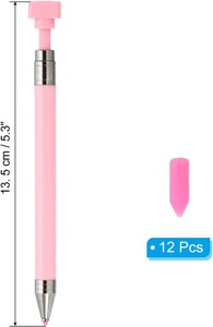 Outil <span class=keywords><strong>de</strong></span> pointillage rotatif <span class=keywords><strong>blanc</strong></span> simple face pour strass, avec manche métallique et <span class=keywords><strong>crayon</strong></span> <span class=keywords><strong>de</strong></span> <span class=keywords><strong>cire</strong></span> en nylon, vente en gros - Product Image 3