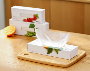 HC fabricante logotipo personalizado Hdpe Material plástico plano supermercado comida rollo bolsas para almacenamiento de alimentos - Product Image 5