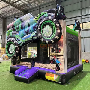 Nouvelle Arrivée - Château Gonflable Commercial Extérieur en PVC pour Camion <span class=keywords><strong>Gravedigger</strong></span> à Vendre - Product Image 2