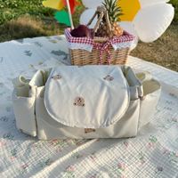 Style coréen poussette sac landau organisateur bébé poussette accessoires maman sac poussette porte-gobelet couverture Buggy bébé accessoires