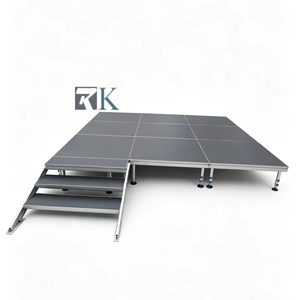 Fast Installation Portable Stage Simple Stage square Leg Podium Platform Concert Drum Riser Stage - Product Image 1