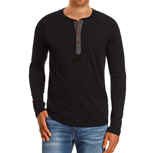 100% algodón 2021 algodón de manga larga de algodón sólido Fitness camiseta M Polos manos completas para hombres Unisex personalizado <span class=keywords><strong>Me</strong></span> - Product Image 2