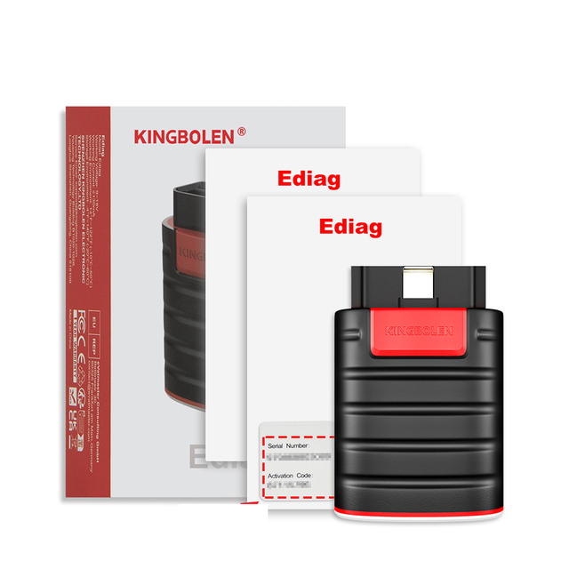 Ediag All Systems OBD2 Scanner Bluetooth Bi-directional OBD2 Scanner With ECU Coding 15 Reset Services