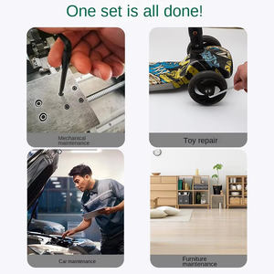 Juego de 9 Llaves Allen Hexagonales de Acero al Carbono de Calidad Industrial con Acabado Marrón, Forma de L, Torx, OEM Personalizable, Sistema de Medición Métrico - Product Image 6