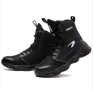 Zapatos de Seguridad Impermeables y Antideslizantes de Alta Calidad para Hombre, Zapatos de Trabajo <span class=keywords><strong>Baobao</strong></span> Resistentes a Pinchazos con Punta de Acero - Product Image 2
