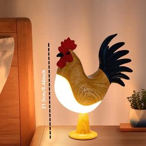 Lámpara de Mesa Decorativa con Forma de Pollo, Animal Simulado, Divertida Decoración para el Hogar de Pascua, Fiesta, Carnaval, Adorno de Luz Nocturna para Escritorio - Product Image 6
