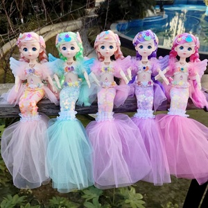 Jouet intelligent pour enfants de 4 à 6 ans, sirène musicale articulée en caoutchouc de 45 cm, chantante, racontant <span class=keywords><strong>des</strong></span> histoires, unisexe, personnage de conteuse - Product Image 3