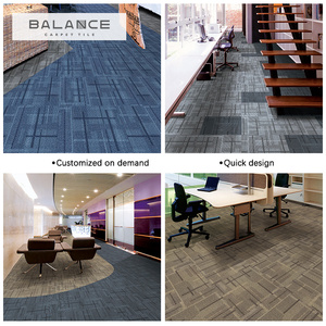 Thảm trải sàn nhà cung cấp thiết kế hiện đại, chất liệu nhựa đường, dạng module, dành cho văn phòng thương mại, kích thước 50 x 50 cm. - Product Image 2