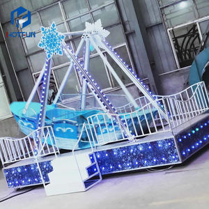 Intérieur/Extérieur Enfants Mini Pirates Navire Amusement Manèges Neige Glace Thème Durable Métal à vendre - Product Image 5