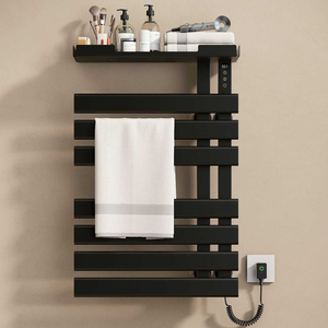 Sèche-serviettes électrique intelligent avec commande vocale par application, étanche IPX4, radiateur mural en acier à faible teneur en carbone - Product Image 1