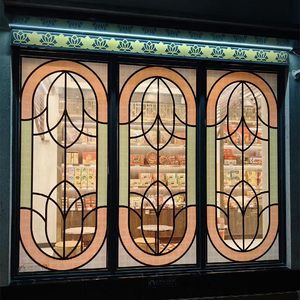 Matériaux en verre massif biseauté <span class=keywords><strong>pour</strong></span> <span class=keywords><strong>vitrail</strong></span>, panneau suspendu en <span class=keywords><strong>vitrail</strong></span> <span class=keywords><strong>pour</strong></span> décoration, serre, hôtel - Product Image 5
