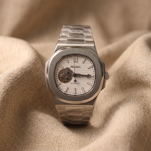 Montres-bracelets automatiques carrées classiques simples à aiguilles, en acier inoxydable, résistantes à l'eau, pour hommes, nouveau design professionnel - Product Image 1
