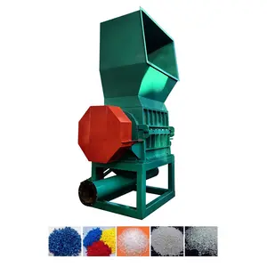 Zware Pvc Pijp Verpletterende Afval Plastic Film Fles Crusher Shredder Machine