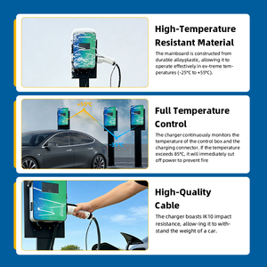 Estación de Carga para Vehículos Eléctricos de Pared CHADEMO Nueva de 11kW AC+DC de Alta Potencia para el Hogar - Product Image 3