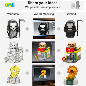 Caja Sorpresa de <span class=keywords><strong>Mini</strong></span> Bloques de Construcción Personalizados al por Mayor, Diseña tu Propia Caja de Regalo Misteriosa, Juguete de Plástico Personalizado con Logotipo - Product Image 3