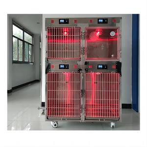 Cage vétérinaire en acier inoxydable pour chiens, présentoir pour animaux de compagnie, clinique, grand chenil, cage vétérinaire, cage pour soins intensifs - Product Image 4