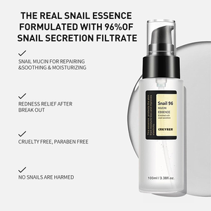 Toptan Serum Anti yaş salyangoz Serum Mucin sodyum hiyaluronat peptidler kollajen salyangoz nemlendirici yatıştırıcı tamir proteini - Product Image 2