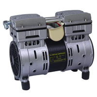 Compresseur d'air sans huile JD Silent 1hp 2hp 3hp 550w 750w 1500w, tête de pompe 60-140 L/min, moteur de compresseur d'air dentaire