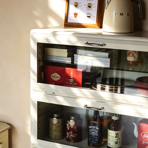 Armoires de rangement modernes en acier à haute teneur en carbone pour le rangement du vin et des vaisselles dans les cuisines, les chambres et les salons, design moderne - Product Image 5
