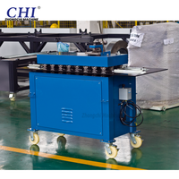 Machine de formage de serrures électriques pour tuyaux CVC et tôles, formage de serrures Pittsburgh avec moteur 1,5 kW