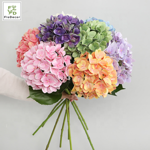 Flores de seda de <span class=keywords><strong>Hortensia</strong></span> 3D artificiales de boda de alta calidad para fiesta Hotel Decoración de mesa de boda <span class=keywords><strong>Hortensia</strong></span> <span class=keywords><strong>rosa</strong></span> - Product Image 1