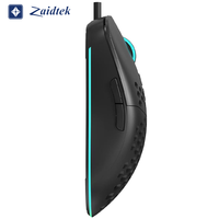 Souris de jeu optique sans fil professionnelle OEM ODM avec éclairage RGB, rétroéclairage réglable, ergonomique pour les deux mains, idéale pour le bureau