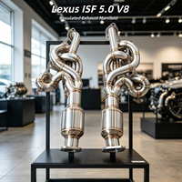Collecteur d'échappement en acier inoxydable de haute qualité pour Lexus ISF 5.0 V8 2014-2019 – Amélioration de puissance et réduction de pression