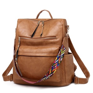 Offre Spéciale sac à dos de mode pour dames en cuir imperméable à l'eau vintage sac à dos pour les filles adolescentes sac à bandoulière sac à bandoulière - Product Image 2