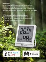 ProTap Smart pour capteur de température et d'humidité IP65, réponse 0,1°C en 5s, écran HD 3,2 pouces, compatible Home Assistant/eWeLink, déclencheur automatique