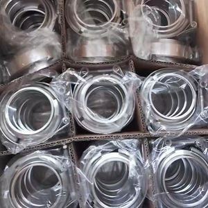 En Stock 304ss 2 pulgadas 2,5 pulgadas Escape de alto rendimiento Juegos de abrazaderas de banda en V de liberación rápida para tuberías - Product Image 6