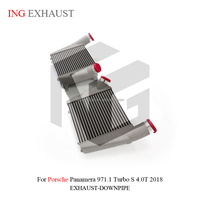 Système de refroidisseur intermédiaire ING pour 971 Turbo S 4.0T kits de refroidisseur intermédiaire à montage avant de radiateur 971 refroidisseur intermédiaire