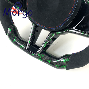 Volant en fibre de carbone forgé avec écran LED pour BMW <span class=keywords><strong>CS</strong></span> M2 <span class=keywords><strong>M3</strong></span> M4 M5 F10 F20 F30 <span class=keywords><strong>F80</strong></span> F90 G20 G30 G80 G82 - Product Image 3
