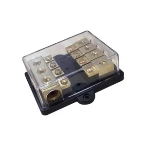 Vehicle Car Boat Marine Auto Protection Cover Bolt Connect Terminals Ground Negative Bus Use Way Distribution Fuse Box