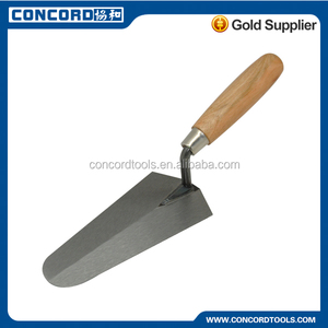 Mango de madera, tapa de metal <span class=keywords><strong>18</strong></span> cm acero <span class=keywords><strong>al</strong></span> carbono bricky paleta herramienta Drywall - Product Image 2
