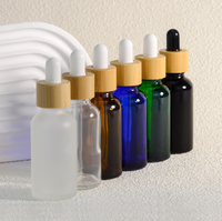 Botol Minyak Esensial Bambu dan Kayu 5ml, Botol Kaca Pipet 10ml, 15ml, 20ml, 30ml, 50ml, Botol Dispenser Minyak Esensial
