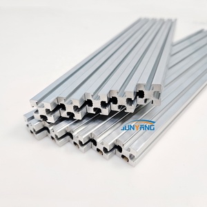 Usine <span class=keywords><strong>Alu</strong></span> Vente à Chaud 1515 2020 <span class=keywords><strong>3030</strong></span> 3060 5050 Fente en V Fente en T Ligne d'assemblage industrielle d'extrusion d'aluminium Profilés en aluminium - Product Image 1
