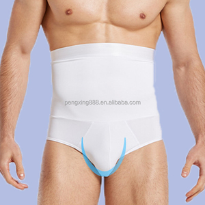 Vente directe confortable hommes taille formateur ferme contrôle pantalon quatre voies Stretch haute élasticité corps façonnage haute élasticité - Product Image 4