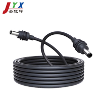 محول JYX قابل للتخصيص بـ 2 دبوس، سلك نحاسي من PVC، طول 1 متر، مقاوم للماء، 240 فولت، لإضاءة LED RGB للسيارات