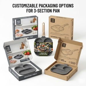 Sartén E-Top de aluminio antiadherente estilo granito para huevos, omeletes, 3 tazas, para hacer hamburguesas, huevos fritos, panqueques y cerdo - Product Image 2