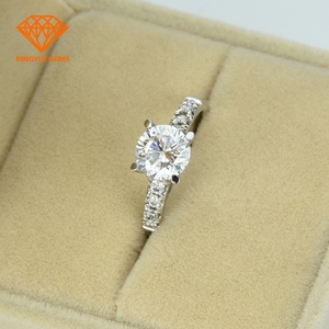 Custom Fashion Ring Moissanite Ring 925 Sterling Silver Lady Wedding Ring - Product Image 4