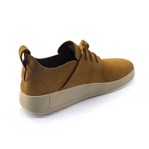 <span class=keywords><strong>Scarpe</strong></span> da Passeggio in Vera Pelle Nubuck Gialla per <span class=keywords><strong>Uomo</strong></span>, Design Personalizzato, Leggere, Traspiranti e Antiscivolo - Product Image 5