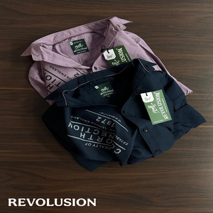 Chemise décontractée à manches longues et à boutons en coton de qualité supérieure à la mode pour garçons - Product Image 1