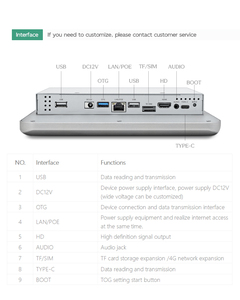 POE-LAN tất cả-trong-một công nghiệp màn hình cảm ứng PC tám-core rk3588s/4G/32G <span class=keywords><strong>Android</strong></span> 12 hệ thống 8 inch <span class=keywords><strong>Android</strong></span> Màn hình 4GB Bộ nhớ Wifi - Product Image 5