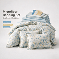 Ensemble de literie de luxe d'usine, couette en microfibre de haute qualité, prix compétitif, vente en gros, fournisseur en gros