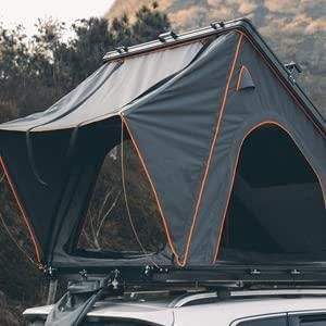 Carpa de <span class=keywords><strong>Techo</strong></span> Impermeable de Aluminio para Automóviles Todoterreno, para Camper Van, de Doble Capa, Apertura Automática Rápida, para las Cuatro Estaciones - Product Image 2