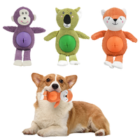 Jouet en peluche interactif avec son, activé par la pression, pour enfants de 2 à 4 ans, pour soulager le stress