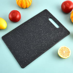 Hoge Kwaliteit Praktische Zwart Marmer Zoals Snijplank 3 Delige Set Vierkante Plastic Keuken Snijplank Dikke Kleine Messenbord - Product Image 4