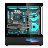 Oem Odm Computer Cases & Towers Gabinete Gamer Rgb Atx Gaming Pc Case with Screen Lcd Display